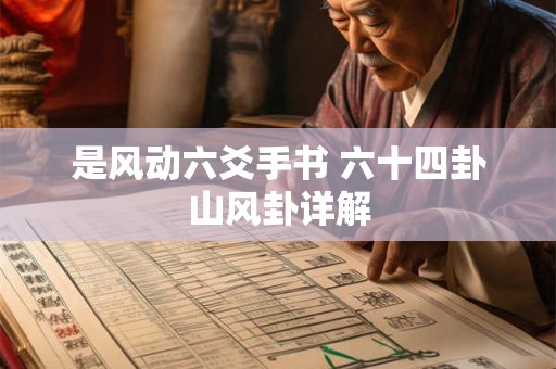 是风动六爻手书 六十四卦山风卦详解