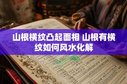 山根横纹凸起面相 山根有横纹如何风水化解