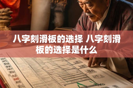 八字刻滑板的选择 八字刻滑板的选择是什么