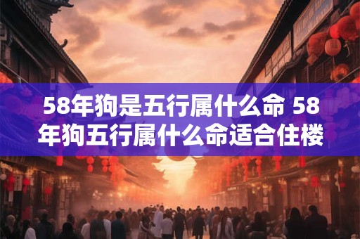 58年狗是五行属什么命 58年狗五行属什么命适合住楼那几层