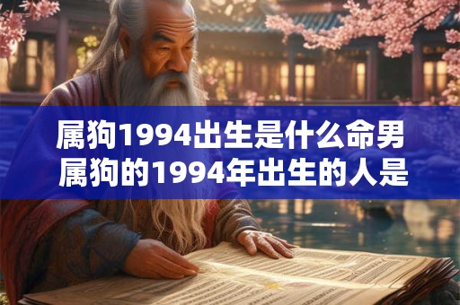 属狗1994出生是什么命男 属狗的1994年出生的人是什么命