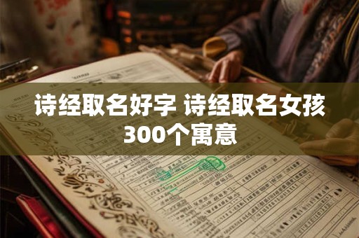 诗经取名好字 诗经取名女孩300个寓意