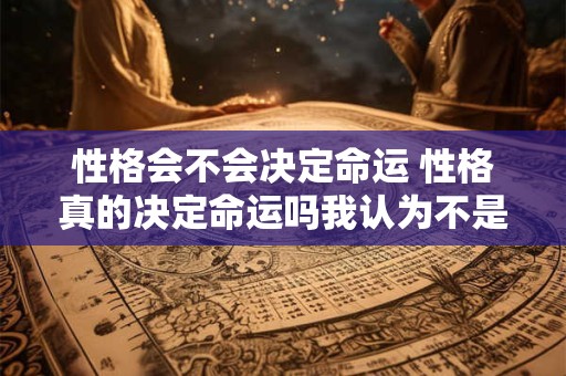 性格会不会决定命运 性格真的决定命运吗我认为不是