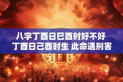 八字丁酉日巳酉时好不好 丁酉日己酉时生 此命遇刑害则孤恶