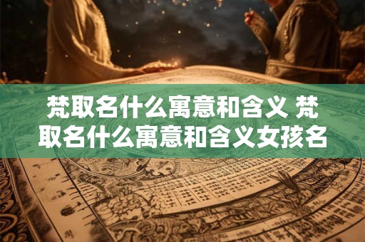 梵取名什么寓意和含义 梵取名什么寓意和含义女孩名字
