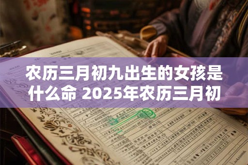 农历三月初九出生的女孩是什么命 2025年农历三月初九出生的女孩子什么命