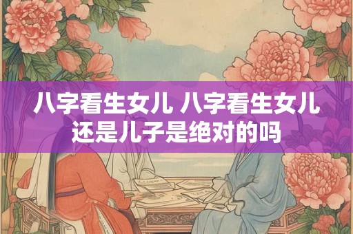 八字看生女儿 八字看生女儿还是儿子是绝对的吗