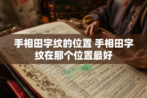 手相田字纹的位置 手相田字纹在那个位置最好