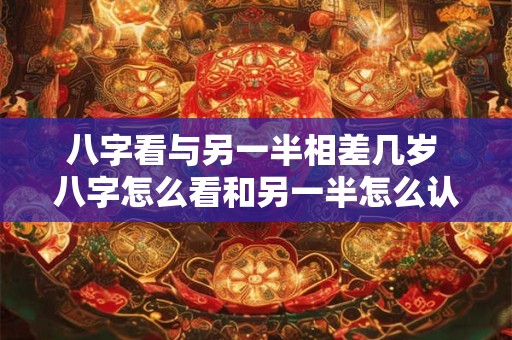 八字看与另一半相差几岁 八字怎么看和另一半怎么认识的