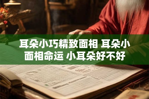 耳朵小巧精致面相 耳朵小面相命运 小耳朵好不好