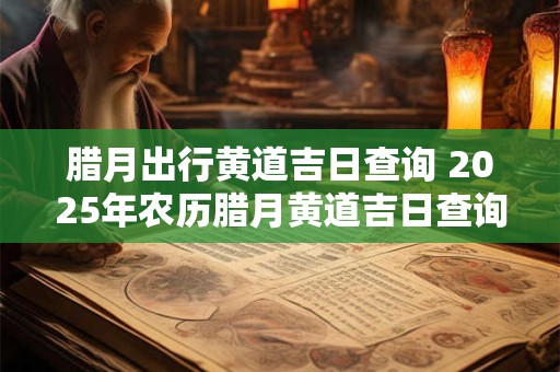腊月出行黄道吉日查询 2025年农历腊月黄道吉日查询