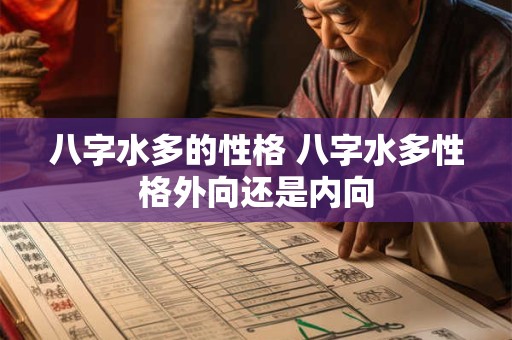 八字水多的性格 八字水多性格外向还是内向