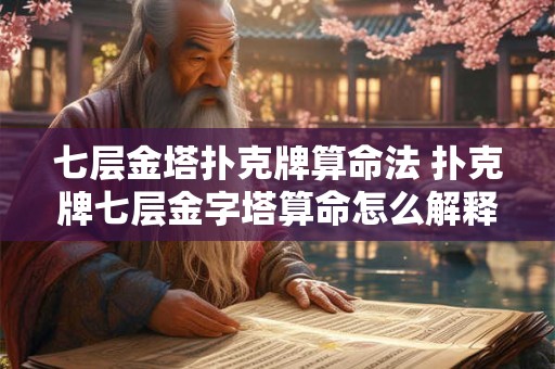 七层金塔扑克牌算命法 扑克牌七层金字塔算命怎么解释