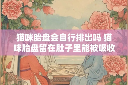 猫咪胎盘会自行排出吗 猫咪胎盘留在肚子里能被吸收吗