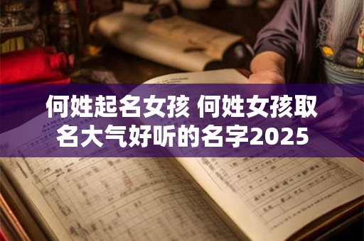 何姓起名女孩 何姓女孩取名大气好听的名字2025