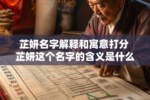 芷妍名字解释和寓意打分 芷妍这个名字的含义是什么