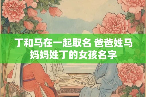 丁和马在一起取名 爸爸姓马妈妈姓丁的女孩名字