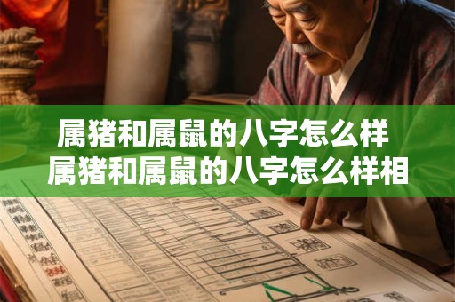 属猪和属鼠的八字怎么样 属猪和属鼠的八字怎么样相配