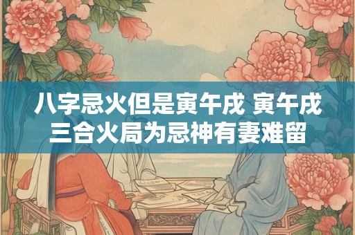 八字忌火但是寅午戌 寅午戌三合火局为忌神有妻难留