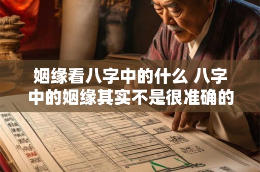 姻缘看八字中的什么 八字中的姻缘其实不是很准确的