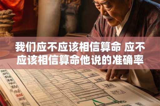 我们应不应该相信算命 应不应该相信算命他说的准确率达到至80%