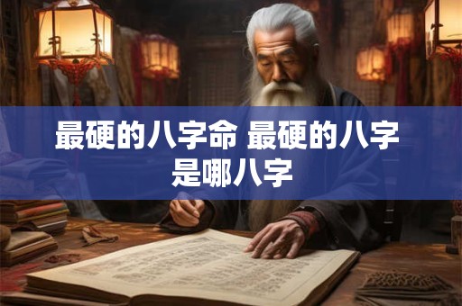 最硬的八字命 最硬的八字 是哪八字