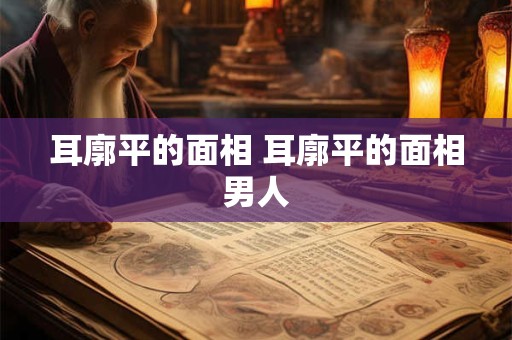 耳廓平的面相 耳廓平的面相男人