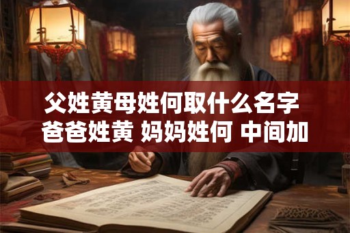 父姓黄母姓何取什么名字 爸爸姓黄 妈妈姓何 中间加个什么字