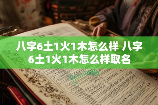 八字6土1火1木怎么样 八字6土1火1木怎么样取名