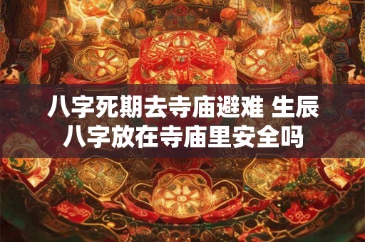 八字死期去寺庙避难 生辰八字放在寺庙里安全吗