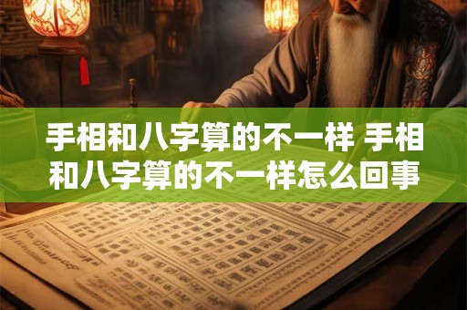 手相和八字算的不一样 手相和八字算的不一样怎么回事