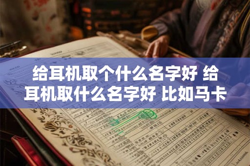 给耳机取个什么名字好 给耳机取什么名字好 比如马卡把卡