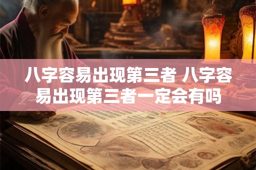 八字容易出现第三者 八字容易出现第三者一定会有吗
