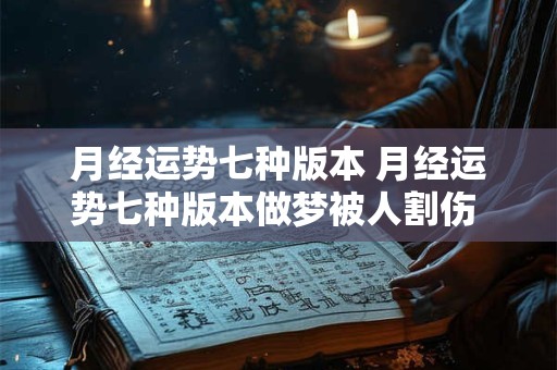 月经运势七种版本 月经运势七种版本做梦被人割伤 流了血