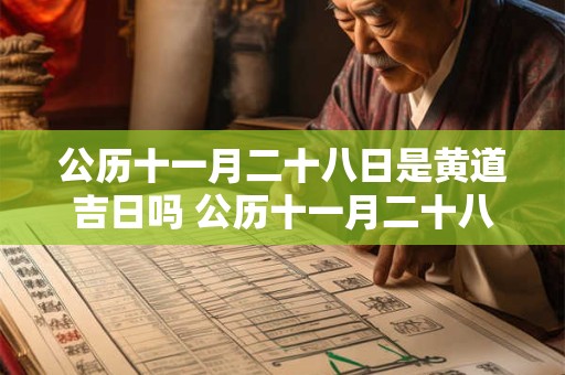 公历十一月二十八日是黄道吉日吗 公历十一月二十八日是黄道吉日吗为什么