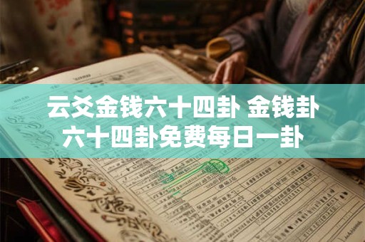 云爻金钱六十四卦 金钱卦六十四卦免费每日一卦