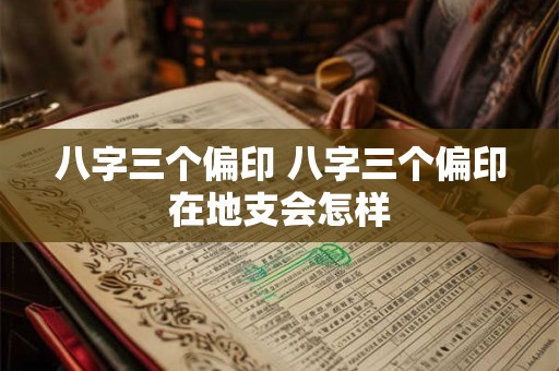 八字三个偏印 八字三个偏印在地支会怎样 八字三个偏印 八字三个偏印在地支会怎样