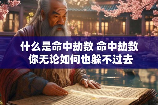 什么是命中劫数 命中劫数 你无论如何也躲不过去