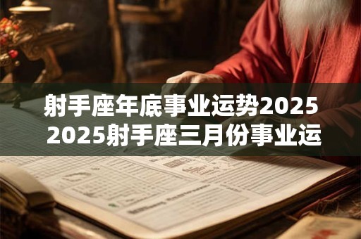 射手座年底事业运势2025 2025射手座三月份事业运势