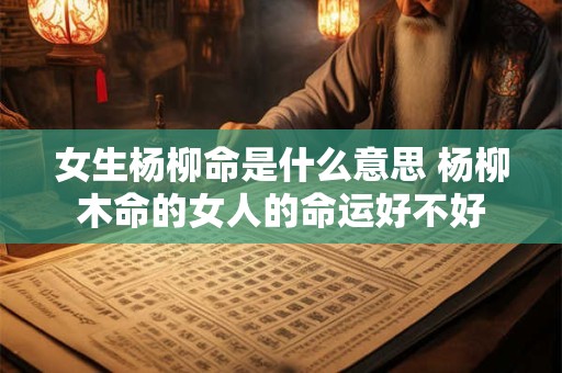 女生杨柳命是什么意思 杨柳木命的女人的命运好不好