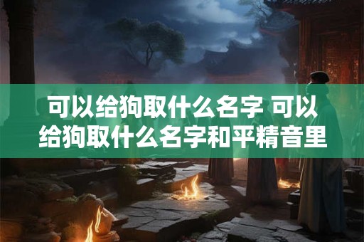 可以给狗取什么名字 可以给狗取什么名字和平精音里的名子