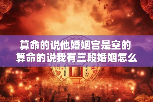 算命的说他婚姻宫是空的 算命的说我有三段婚姻怎么办
