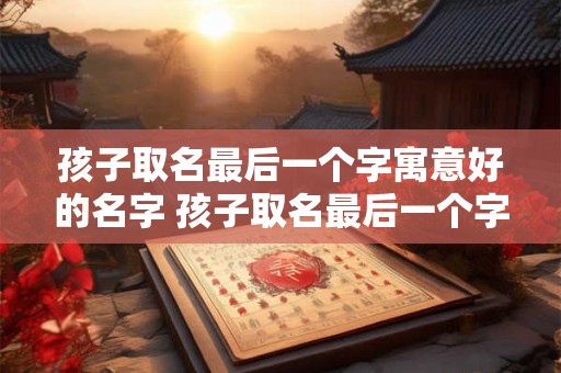 孩子取名最后一个字寓意好的名字 孩子取名最后一个字寓意好的名字有哪些