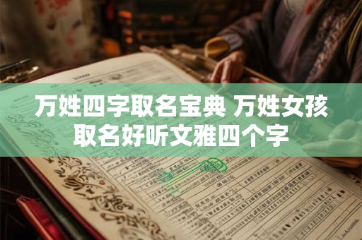 万姓四字取名宝典 万姓女孩取名好听文雅四个字