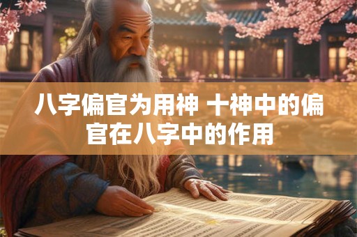 八字偏官为用神 十神中的偏官在八字中的作用