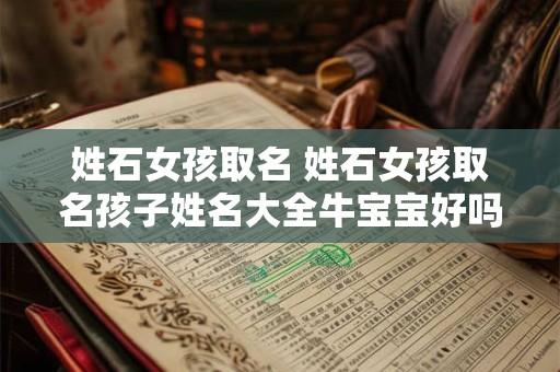 姓石女孩取名 姓石女孩取名孩子姓名大全牛宝宝好吗