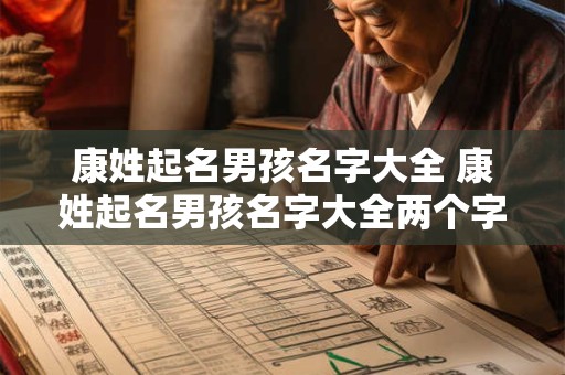康姓起名男孩名字大全 康姓起名男孩名字大全两个字