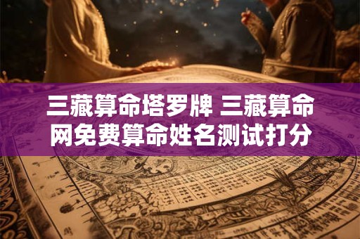 三藏算命塔罗牌 三藏算命网免费算命姓名测试打分