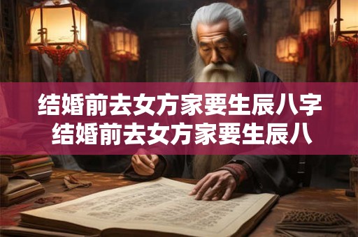 结婚前去女方家要生辰八字 结婚前去女方家要生辰八字 准备去四件套