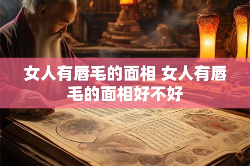 女人有唇毛的面相 女人有唇毛的面相好不好